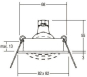BRUM Tecno-Design Einbauleuchte  0066.00 