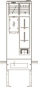 Hager Zähleranschlusssäule     ZAS205KH1 