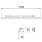 GEWISS Feuchtraumleuchte LED    GWS3158P 