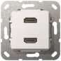 GIRA 567203 HDMI 2fach Kabelpeitsche 