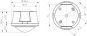 Theben KNX        theMova S360 KNX AP WH 