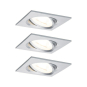 Paulmann EBL Set Nova eckig schw   93474 