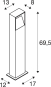 SLV LOGS 70 Stehleuchte eckig     232125 