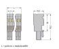 WAGO 769-115 1-Leiter-Federleiste,CAGE 