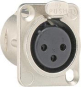 GIRA 003600 XLR D-Serie Flanschbuchse 