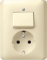 GIRA 017601 Kombi Aus-Wechsel/SCHUKO 