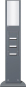 GIRA 134228 E-Säule Licht+3x SCHUKO 