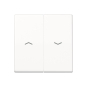 JG Wippe Jalousie-Schalter  AS591-5PBFWW 