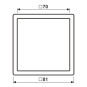 Jung Rahmen 1f                  LS981SWM 