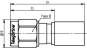 TEGA SMA-Kabelstecker Cr/Cr    100024634 