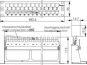 TG 19 Modultr. 1.5 HE für 48 H02025A0171 