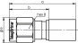 TEGA SMA-Kabelstecker Cr/Cr    100024634 