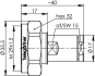 TEGA 7-16 Kabelstecker AG/TA J01120A0101 