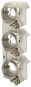 Siemens SR60-Sockel DIAZED DIII  5SF6215 