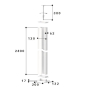 GGK 18666    BRA 60x130/80 SOLO-DAS 2800 