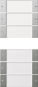 GIRA 2136600 Wippenset 6fach (3+3) BSF 