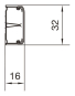 Hager Leitungsführungskanal ATA163019016 