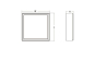 SGL Wandleuchte FRAME SQUARE IP65 605261 