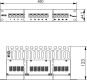 TG 19Zoll Panel ISDN/TEL 1HE J02023L0014 