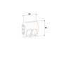 GGK Datendose M45 2Ports Aluoptik   6643 
