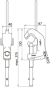 DEHN Leiter-Klemme m. Ta1spitze   784352 