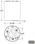 LTS BTN-A 302.30.35 WEISS Button  651060 