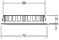 BRUM LED-Möbeleinbaustrahler    12127153 