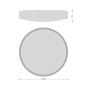 Ledvance BLKH RD SEN 300 P 18W CPS BK 