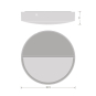 Ledvance BLKH RD Eyelid 300 WT Aufsteck- 