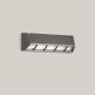 BEGA Wandleuchte silber 4000K   22175AK4 