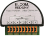 ELCOM Videoverteiler 4-fach      RED624Y 