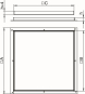 OBO RK V2 10 Rahmenkassette blind 