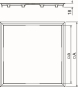 OBO SRU 250 7011 Teppichschutzrahmen PA 