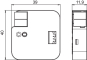 Theben Split Unit Gateway IR  AC IR1 KNX 