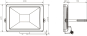 Theben LED-Strahler      theLeda B50L WH 