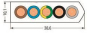 WAGO 897-1051 Flachleitung,Eca,5G10 