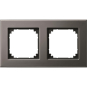 Merten M-PLAN-Metallrahmen 2fach  475214 