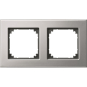 Merten M-PLAN-Metallrahmen 2fach  475260 