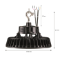 RED LED-Highbay IP65 IK08 CRI80 HIGHBIXX 