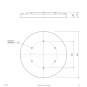 EVN LED Deckenanbau -rund -    DUT800125 