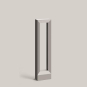 BEGA Pollerleuchte silber       88062AK3 