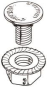 Legrand 346895 Schraube+Mutter P31 M6x10 