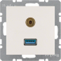 BER USB / 35 mm Audio Steckdo 3315398989 
