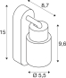 SLV PURI 2.0 Tube Wand-u.Decken- 1008296 