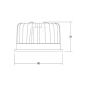 BRUM Einsatz/ MR16 Modul Coin   12920003 
