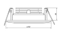 Rutec LED Einbaustr.8W      ALU57379WWOK 