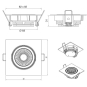 Rutec LED Einbaustr.       ALU53395UWWOK 