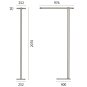 PII LED-Stehleuchte 4000K  8726741598410 
