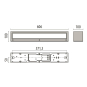 PII LED-Wandleuchte 3000K 38W    3100850 
