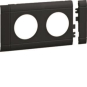 Hager Blende 2fach Steckdose GB080209011 